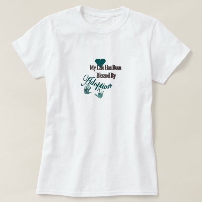 Bendecido por la camisa de la adopción (Diseño del anverso)