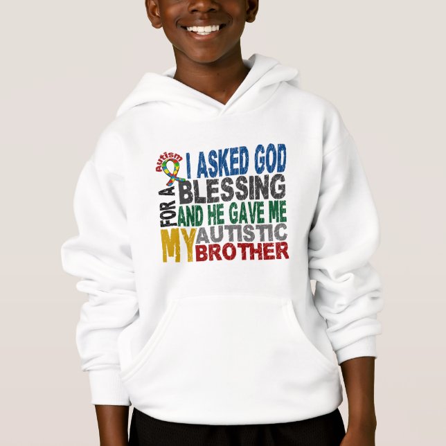 Bendición de 5 camisetas y ropas del autismo de (Anverso)