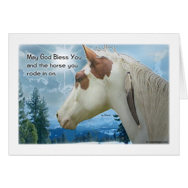 Bendición de caballo Gorra de medicina (Anverso (Horizontal))