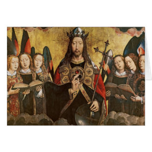 Bendición de Cristo, el panel central de un