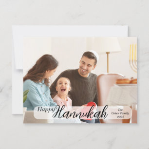 Bendición de feriado de la tarjeta Hanukkah