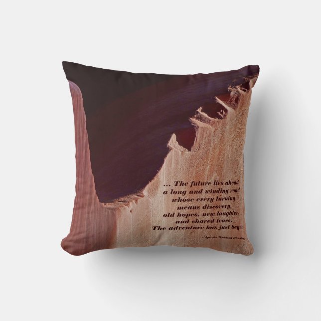 Bendición de la boda de Apache de la almohada del (Anverso)