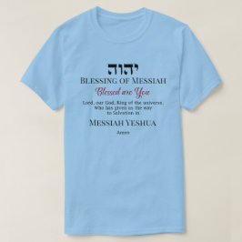 Bendición de Yeshua Mesías Camiseta de Salvación