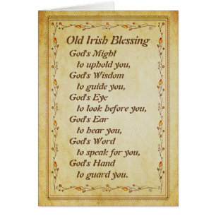 Bendición irlandesa, la sabiduría de Dios para gui