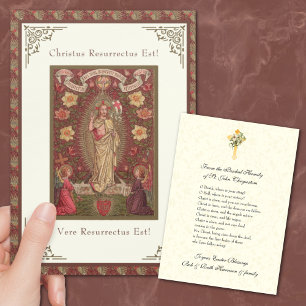Bendición Pascual de Pascua latina Resurrección de