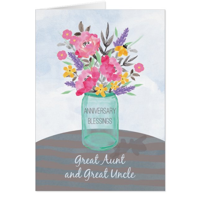 Bendiciones al Gran Aniversario de la Tía y el Gra (Frente)