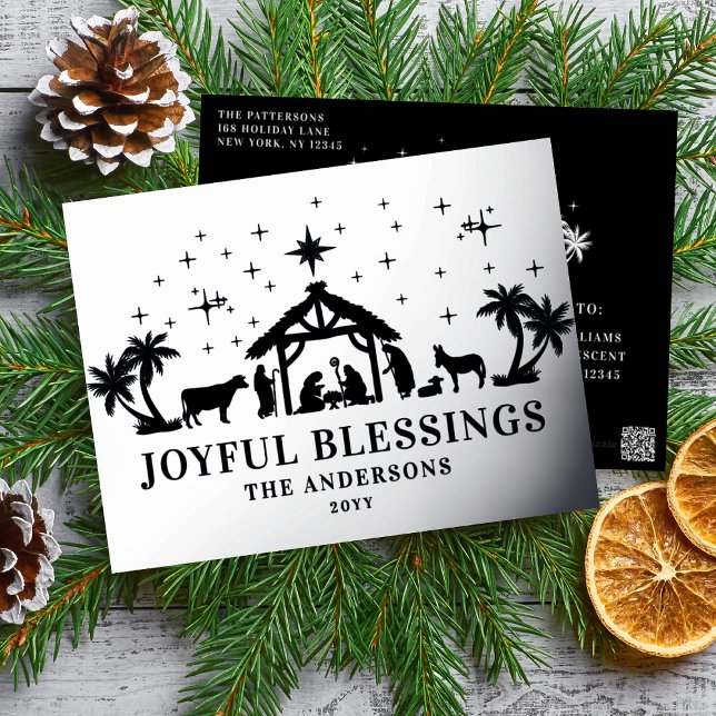 Bendiciones Alegres Tarjeta Religiosa de Navidad N (Subido por el creador)