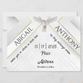 Bendiciones de la invitación a la boda del Espírit