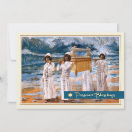 Bendiciones de la Pascua. Tarjeta de felicitación 