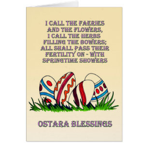 Bendiciones de Ostara: Tarjeta