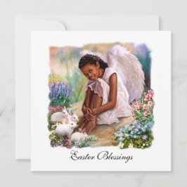 Bendiciones de Pascua. Pequeñas tarjetas planas de