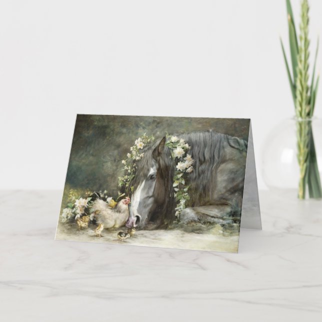 Bendiciones de Pascua - Tarjeta de Felicitación (Anverso)
