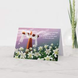 Bendiciones de Pascua. Tarjetas religiosas cristia