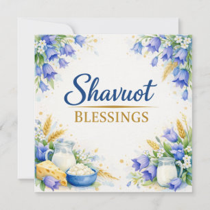Bendiciones de Shavuot, Tarjeta de Shavuot con Jac