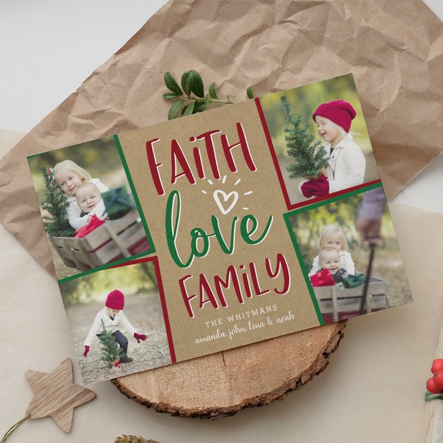 Bendiciones de vacaciones | Tarjeta de Collage de  (Subido por el creador)