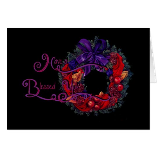 Bendiciones de Yule: Tarjetas de felicitación