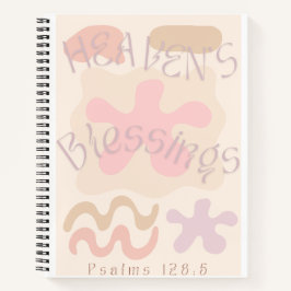 Bendiciones del cielo / Cuaderno de notas cristian