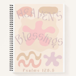 Bendiciones del cielo / Cuaderno de notas cristian