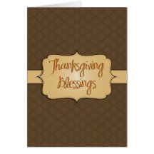 Bendiciones del Día de Acción de Gracias de Brocad