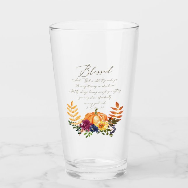 Bendiciones en abundancia calabazas y mamáes caída (Anverso)