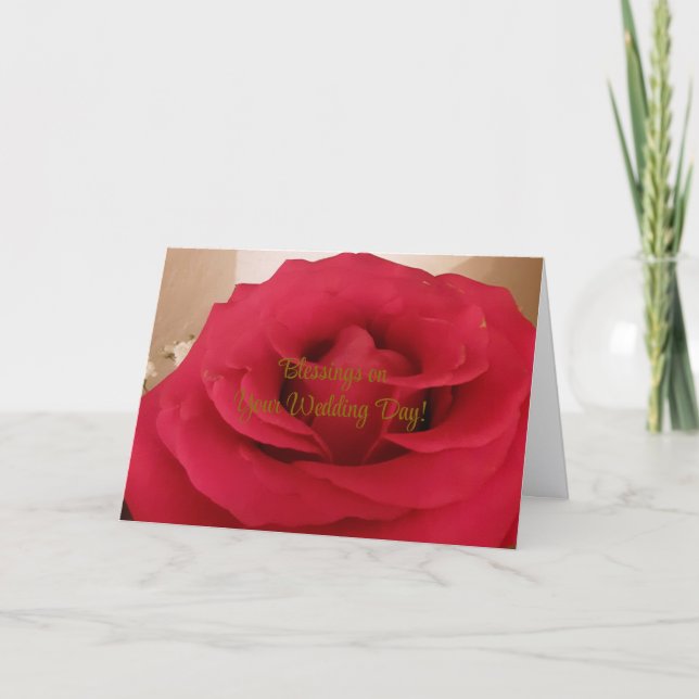 Bendiciones en tu tarjeta de boda (Anverso)