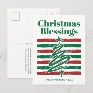 Bendiciones personalizadas de Navidad para la fami