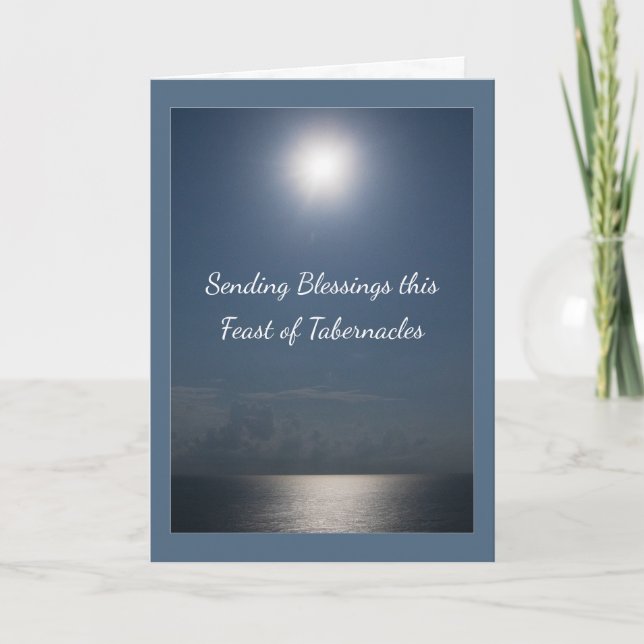 Bendiciones por la tarjeta de temporada del Día Sa (Anverso)