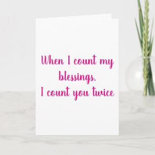 Bendiciones   Tarjeta de cumpleaños de la hermana