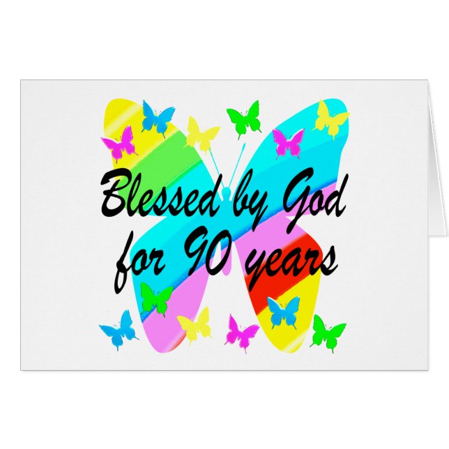 BENDIDOS POR DIOS DURANTE 90 AÑOS (Anverso (Horizontal))