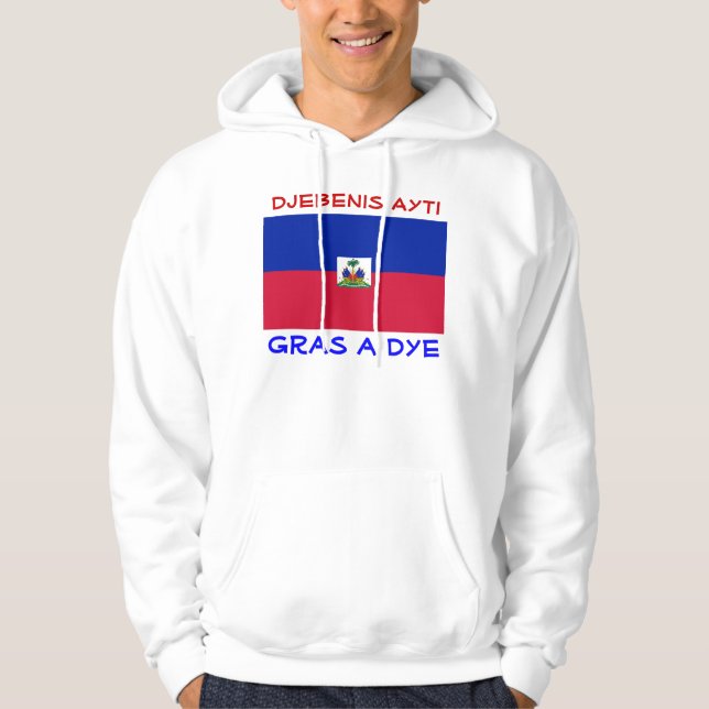 Bendiga la sudadera con capucha para hombre de (Anverso)