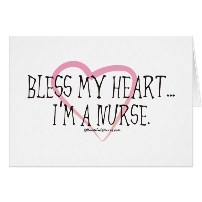 Bendiga mi corazón que soy enfermera (Anverso (Horizontal))