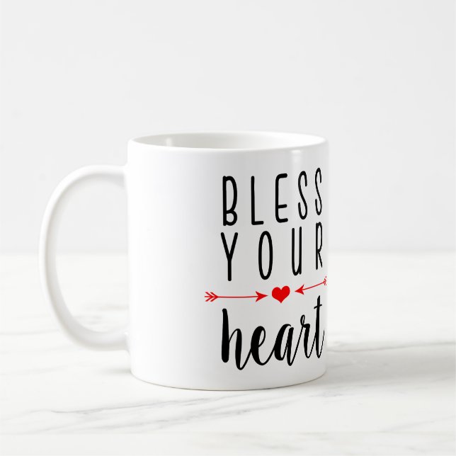 Bendiga su taza meridional del chica del corazón (Izquierda)