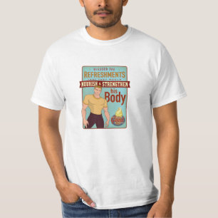 Bendijo los refrigerios. camisa