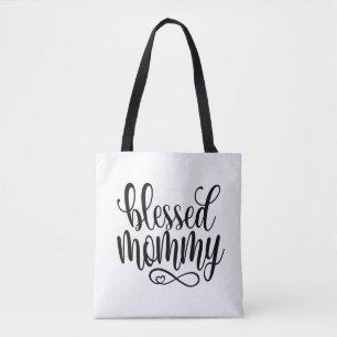 Bendita cita del Día de la Madre Bolsa Tote