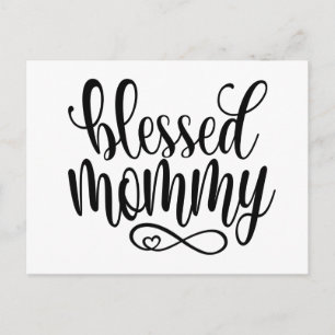 Bendita cita del Día de la Madre   Postal