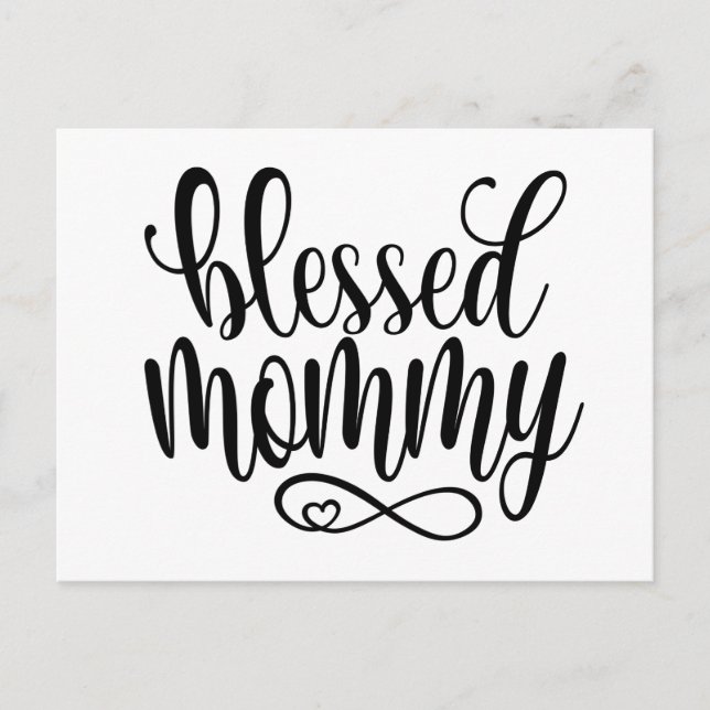 Bendita cita del Día de la Madre | Postal (Anverso)