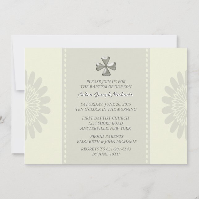 Bendita invitación religiosa (Anverso)