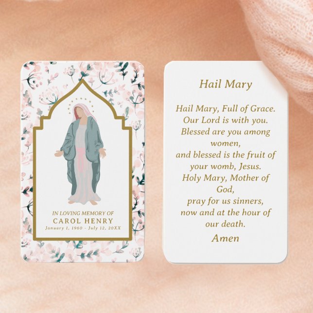 Bendita Madre Católica En Tarjeta De Oración De Me (Subido por el creador)