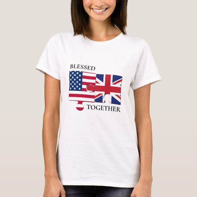 Bendita sea la camiseta de la bandera JACK de la U (Anverso)