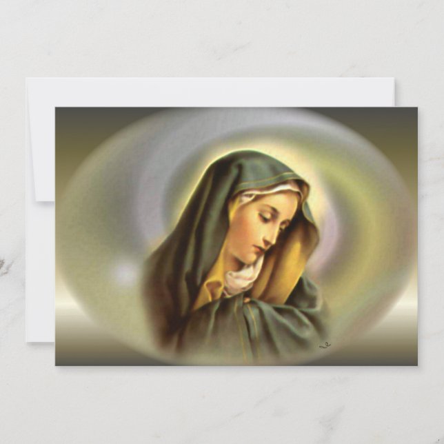 Bendita Virgen María en magnífica gloria (Anverso)