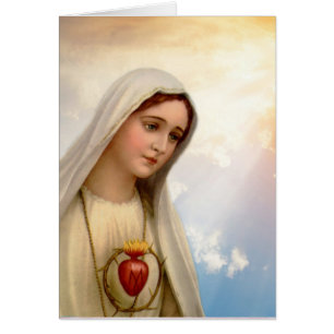 Bendita Virgen María Inmaculada Corazón Fátima