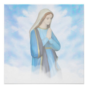 Bendita Virgen María Poster