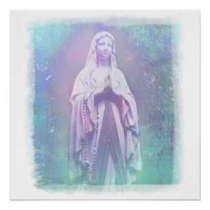 Bendita Virgen María Poster