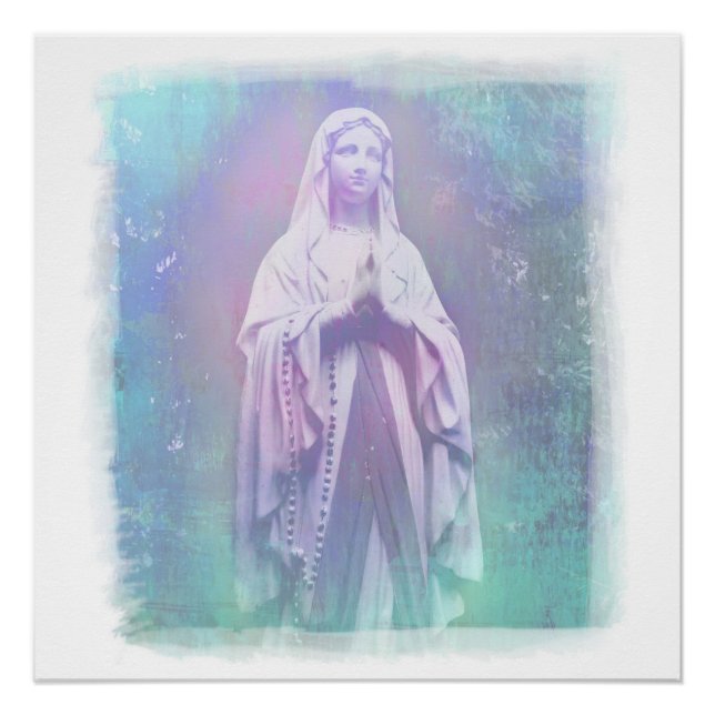 Bendita Virgen María Poster (Anverso)