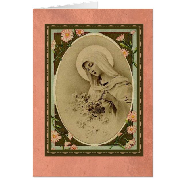 Bendita Virgen María Religiosa Católica (Frente)