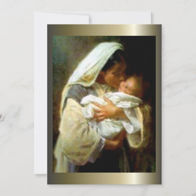 Bendita Virgen María y Niño Jesús (Anverso)