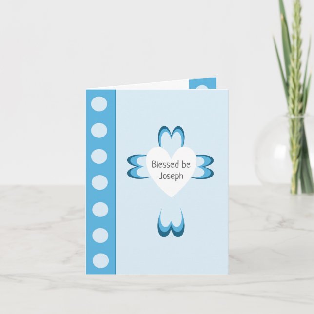 Benditas invitaciones al bautismo (Anverso)