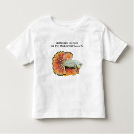 Benditas son las camisetas de Meek Fish Toddler