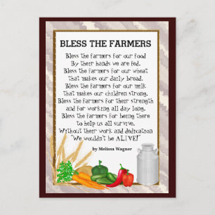 Benditas son las postales del poema de los granjer