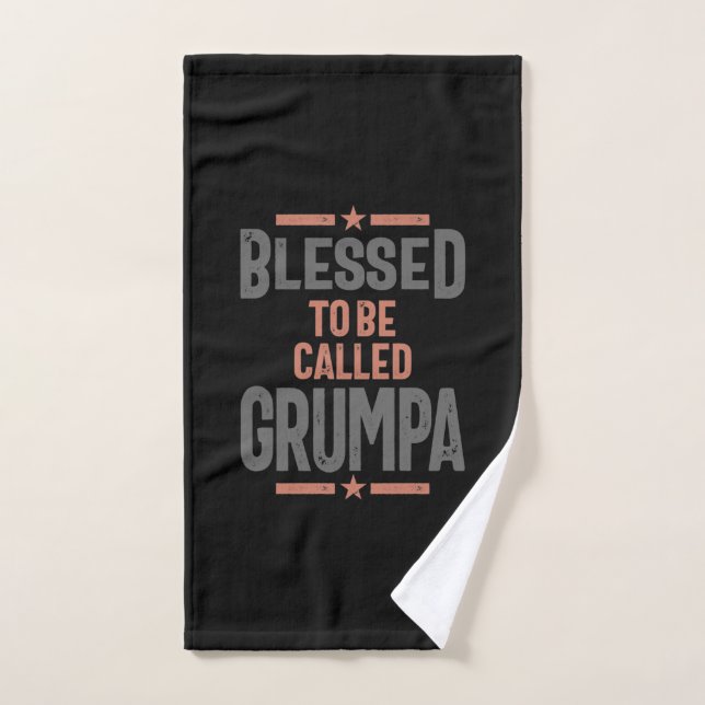 Bendito De Ser Llamado Grumpa | Abuelo (Toalla de mano)